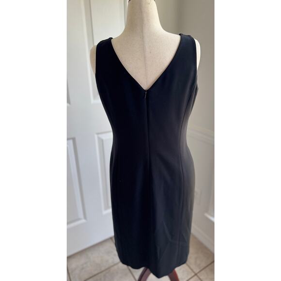 Jones New York Platinum Black Sleeveless Sheath Dress - Picture 3 of 3